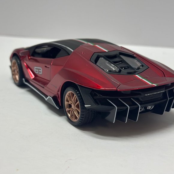 1:24 Lamborghini Centenario Diecast With Headlight & Taillight LED Red - Picture 5 of 11